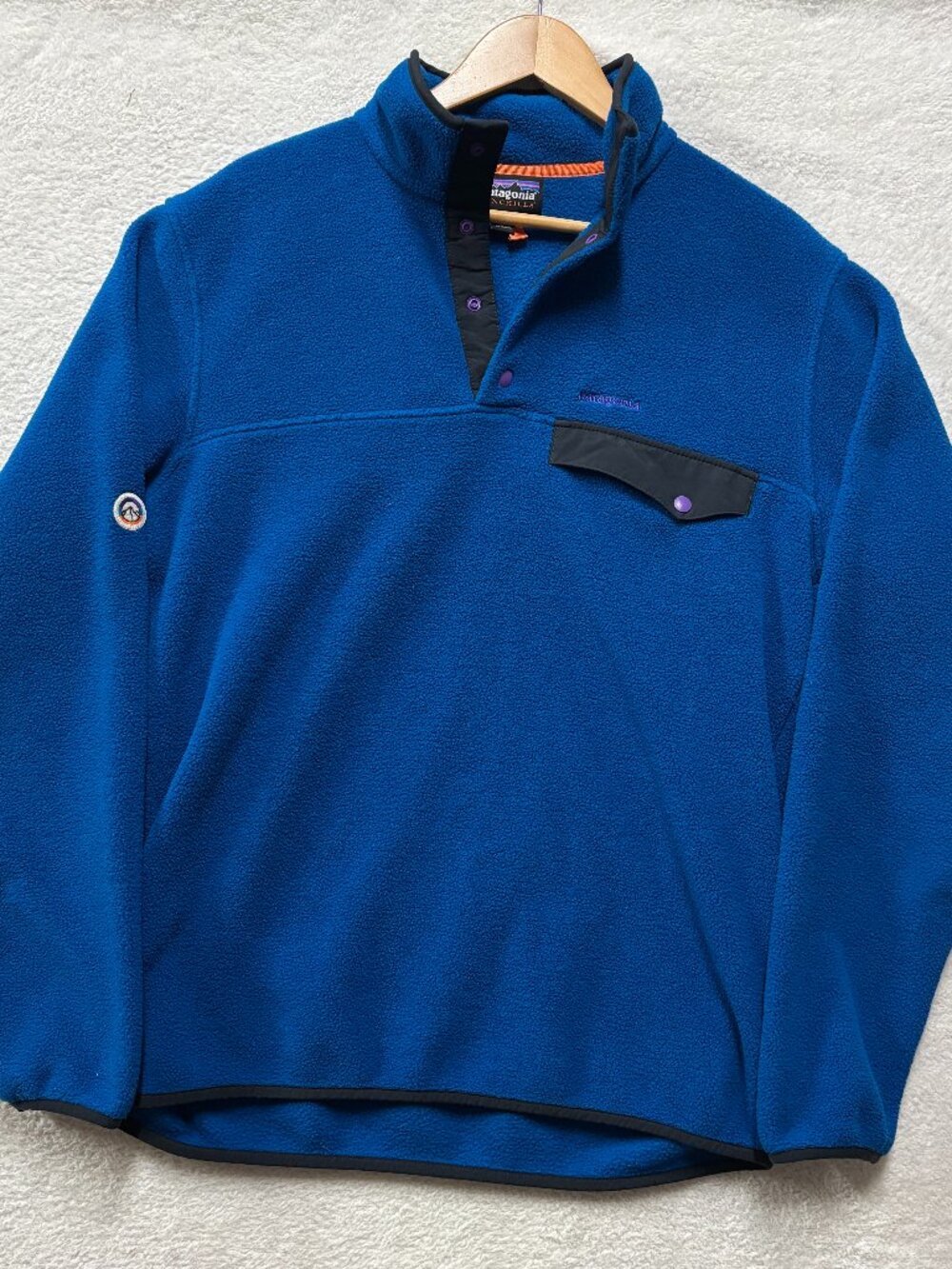 Patagonia Glacier National Park Synchilla Snap-T Fleece Pullover Mens M GNPC